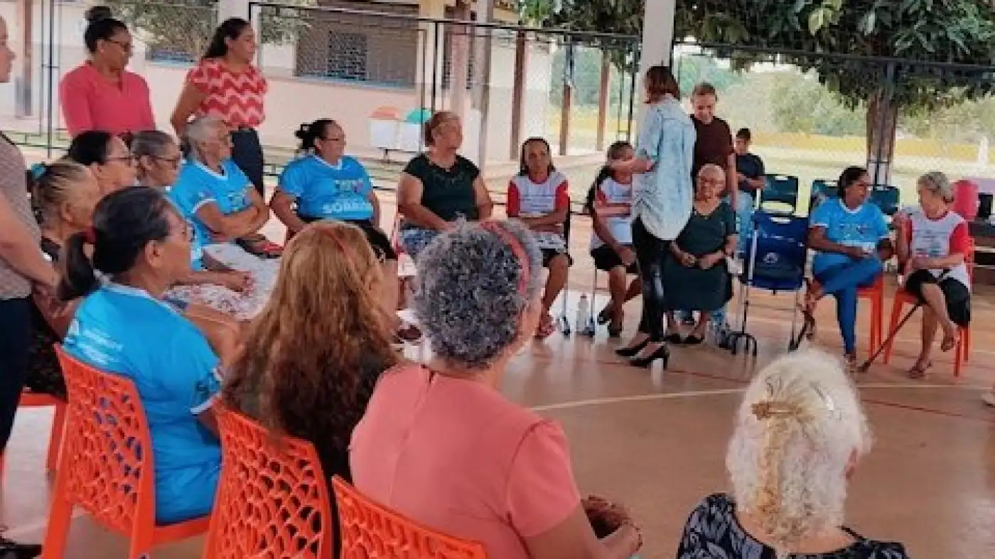 Serviço de Convivência e Fortalecimento de Vínculos desenvolve oficina, ‘Resgatando Memórias com Idosos’, em Nova Mamoré