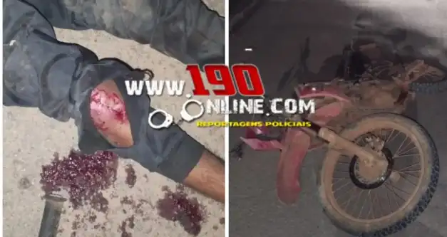 Motociclista sofre queda em quebra-molas e fica ferido em Alta Floresta