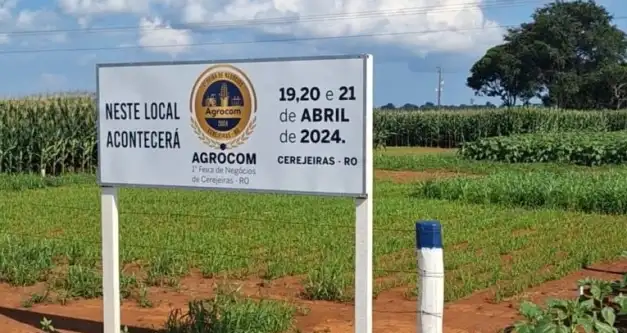 A AGROCOM – 1ª Feira de negócios em Cerejeiras – anuncia cronograma de palestras gratuítas