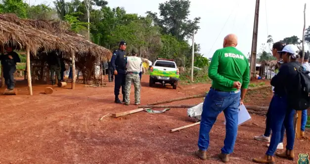 Operação de Reintegração de Posse é realizada em Assentamentos na área de Nova Brasilândia/RO