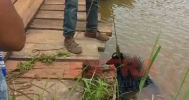 Cadáver é encontrado boiando no Rio Pimenta na área rural de Chupinguaia