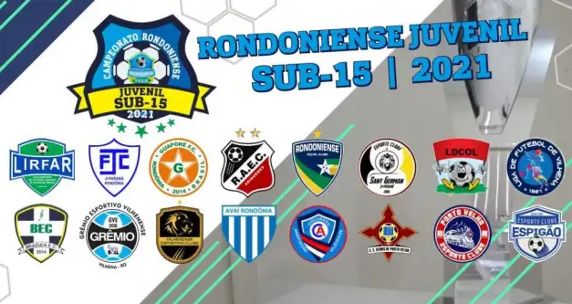 Rondoniense Sub-15 terá a participação de 16 clubes