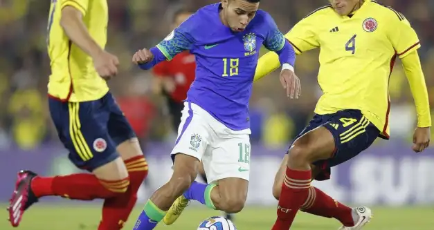 Brasil fica no 0 a 0 com Colômbia no Sul-Americano sub-20