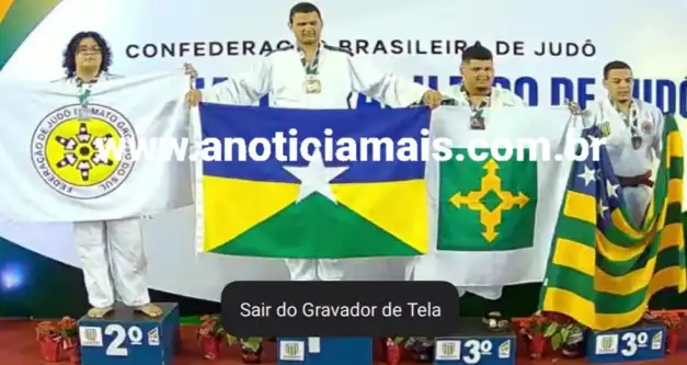 Jaruense conquista ouro no Campeonato Brasileiro de Judô