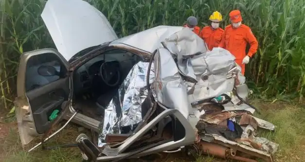 Mãe e filha morrem em trágico acidente na BR-435 em Rondônia