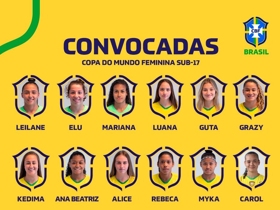 Guerreirinhas Grenás são convocadas para a Seleção Brasileira Feminina  Sub-17! - Esporte em Ação