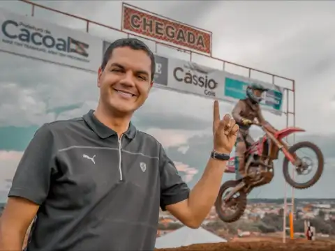 Abertura do Motocross em Cacoal é um sucesso com o apoio do deputado Cássio Gois: pilotos locais se destacam na competição