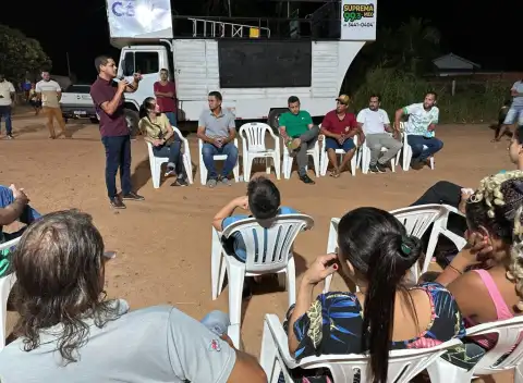 Deputado Cássio Gois anuncia investimento de 250 mil reais para projeto de distribuição de água no bairro Planalto em Cacoal