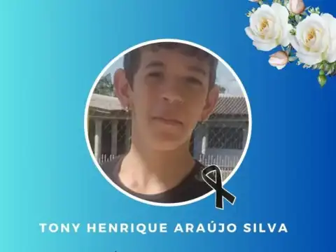 Nota de pesar pelo falecimento de Tony Henrique Araújo Silva