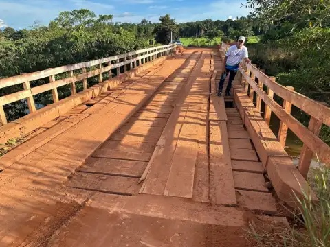 Deputado Cássio Gois solicita nova ponte na Estrada da Figueira, que liga Cacoal e Espigão D’Oeste