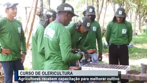 SENAR, Prefeitura e Sindicato oferecem curso sobre Olericultura em Rolim de Moura