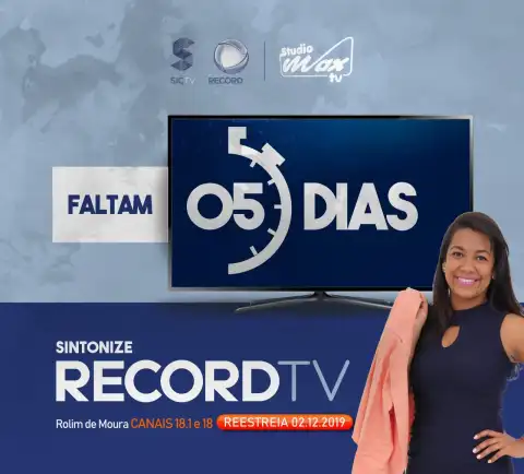 FALTAM 05 DIAS; SIC TV e StudioMaxTV – MELHOR PARA VOCÊ