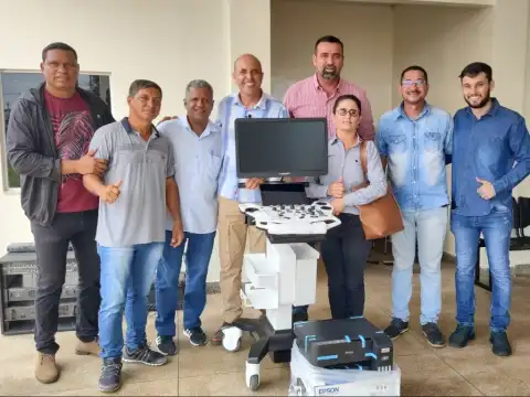 Saúde: Ismael Crispin garante equipamento moderno de ultrassonografia aos moradores de Costa Marques
