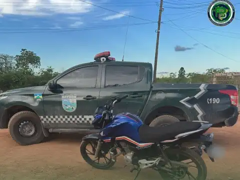 Ação integrada recupera motocicleta furtada em operação na fronteira