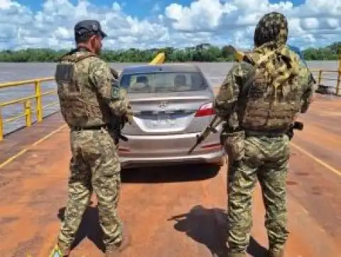 OPERAÇÃO PROTETOR: Bope recupera carro roubado no Brasil e levado para a Bolívia