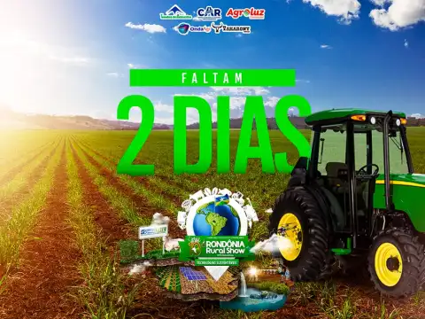 Faltam dois dias para o inicio da maior feira da região Norte do País, a Rondônia Rural Show Internacional
