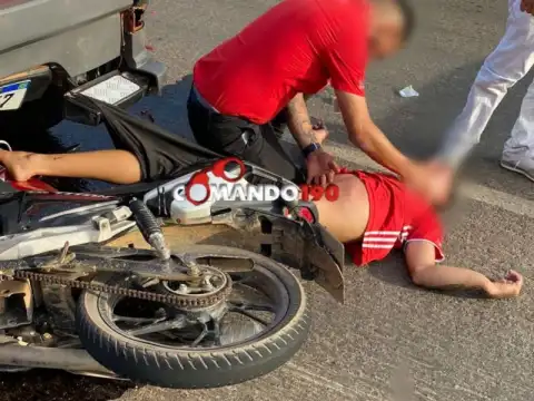 Motociclista em fica em estado grave após acidente na BR-364 em Ji-Paraná
