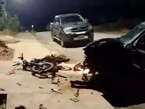 Acidente grave em Santa Luzia: Motociclista se envolve em colisão frontal ao praticar malabarismos