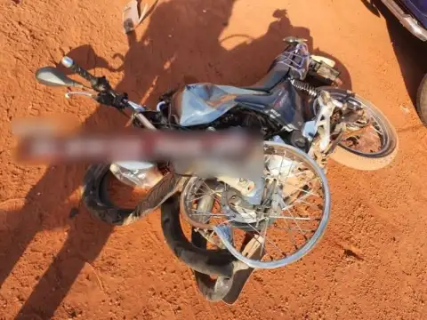 Motociclista fica em estado grave após acidente no Bairro Planalto em Rolim de Moura