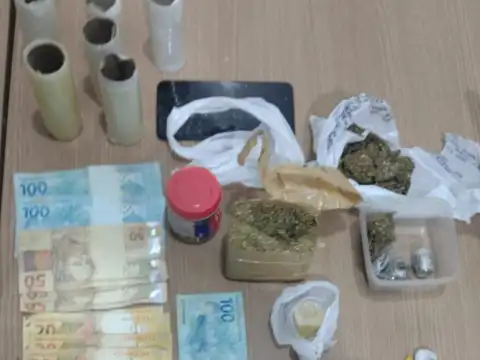 PATAMO prende dois homens por tráfico de drogas no Jardim dos Lagos