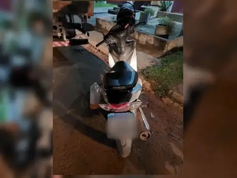 Motocicleta furtada em Cacoal é recuperada pela PM em São Miguel do Guaporé