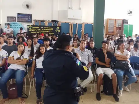 Polícia Militar realiza ciclo de palestra de conscientização antidrogas