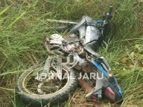Motocicleta roubada em Jaru é encontrada desmanchada