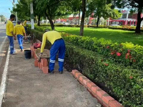 Prefeitura de Porto Velho avança nas obras de revitalização de calçadas da av. Jorge Teixeira